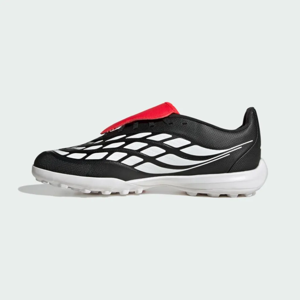 adidas Fußballschuhe<· PREDATOR LEAGUE Fold-Over Tongue Turf Core Black / Cloud White / Lucid Red