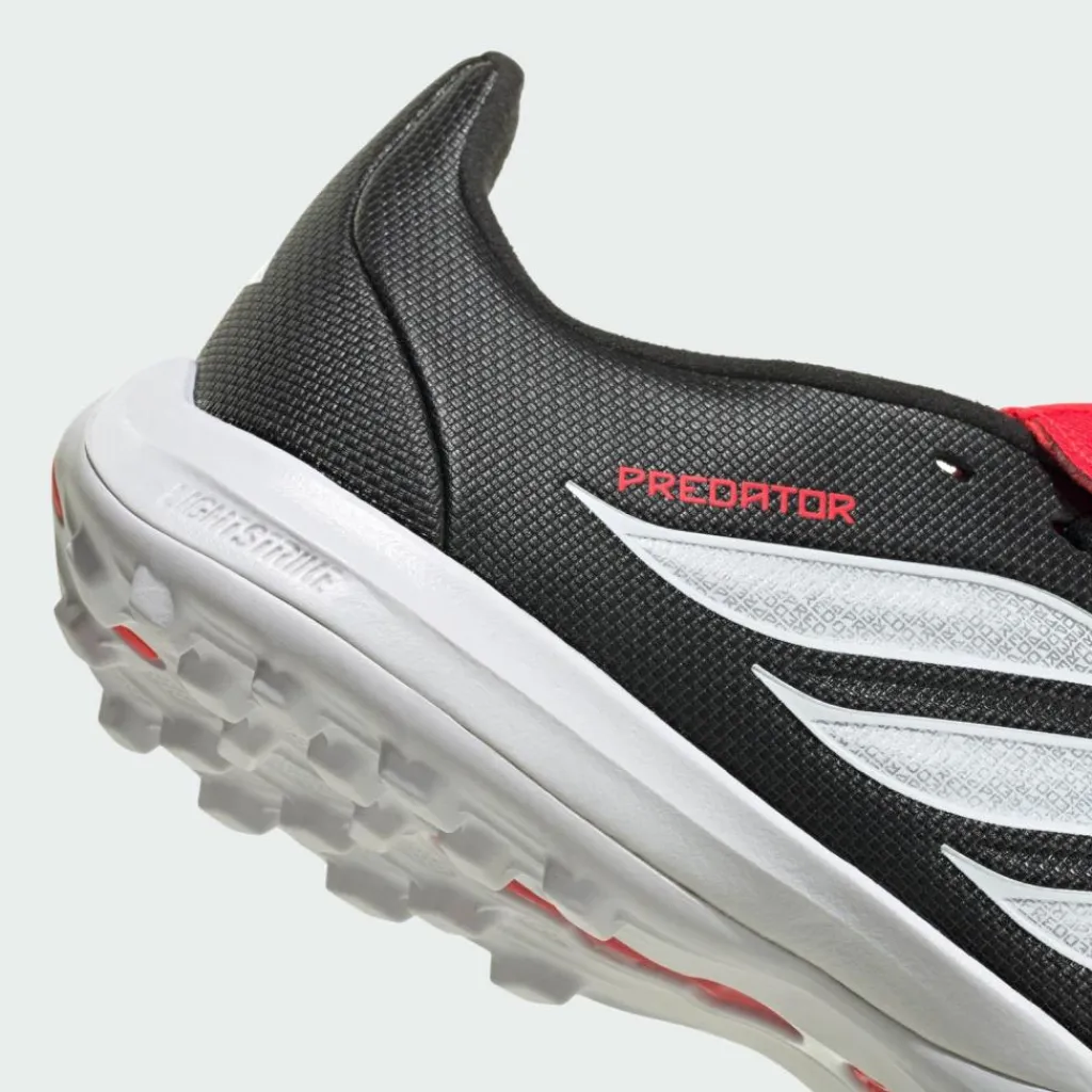 adidas Fußballschuhe<· PREDATOR LEAGUE Fold-Over Tongue Turf Core Black / Cloud White / Lucid Red