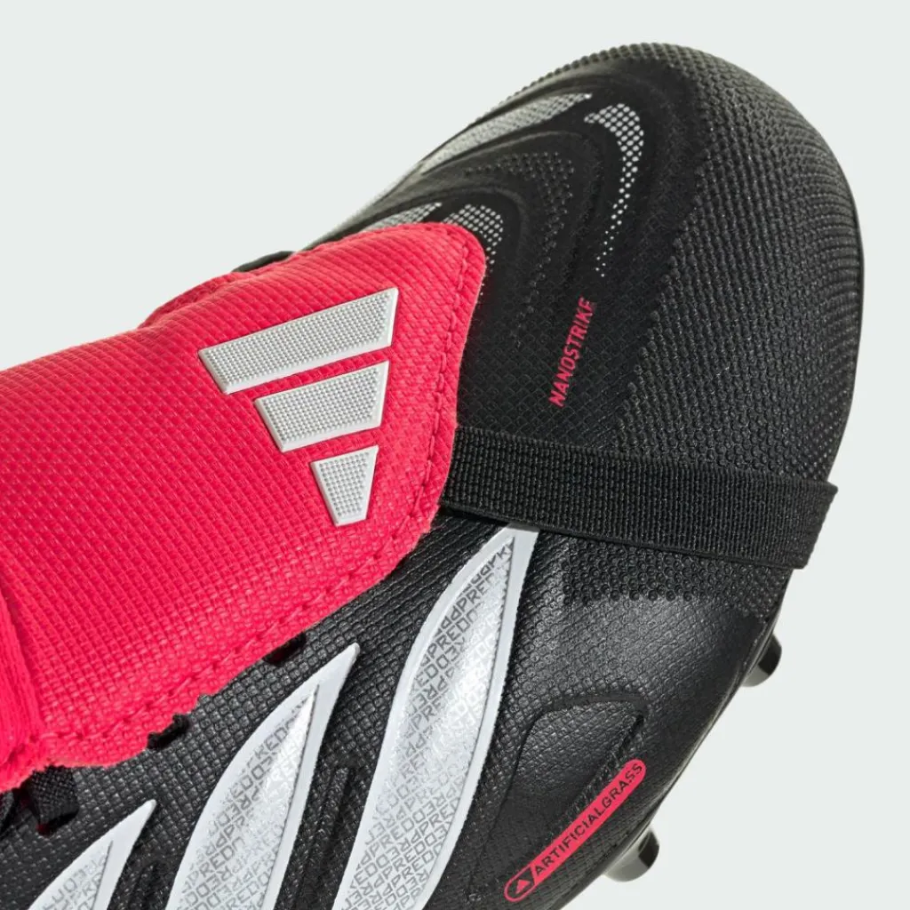 adidas Fußballschuhe<· PREDATOR LEAGUE Fold-Over Tongue Core Black / Cloud White / Lucid Red