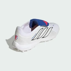 adidas Fußballschuhe<· PREDATOR LEAGUE Fold-Over Tongue Turf Cloud White / Zero Metalic / Royal Blue