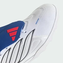 adidas Fußballschuhe<· PREDATOR LEAGUE Fold-Over Tongue Turf Cloud White / Zero Metalic / Royal Blue