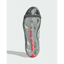 adidas Fußballschuhe<· PREDATOR LEAGUE Fold-Over Tongue Firm Iron Metallic / Zero Metalic / Lucid Red