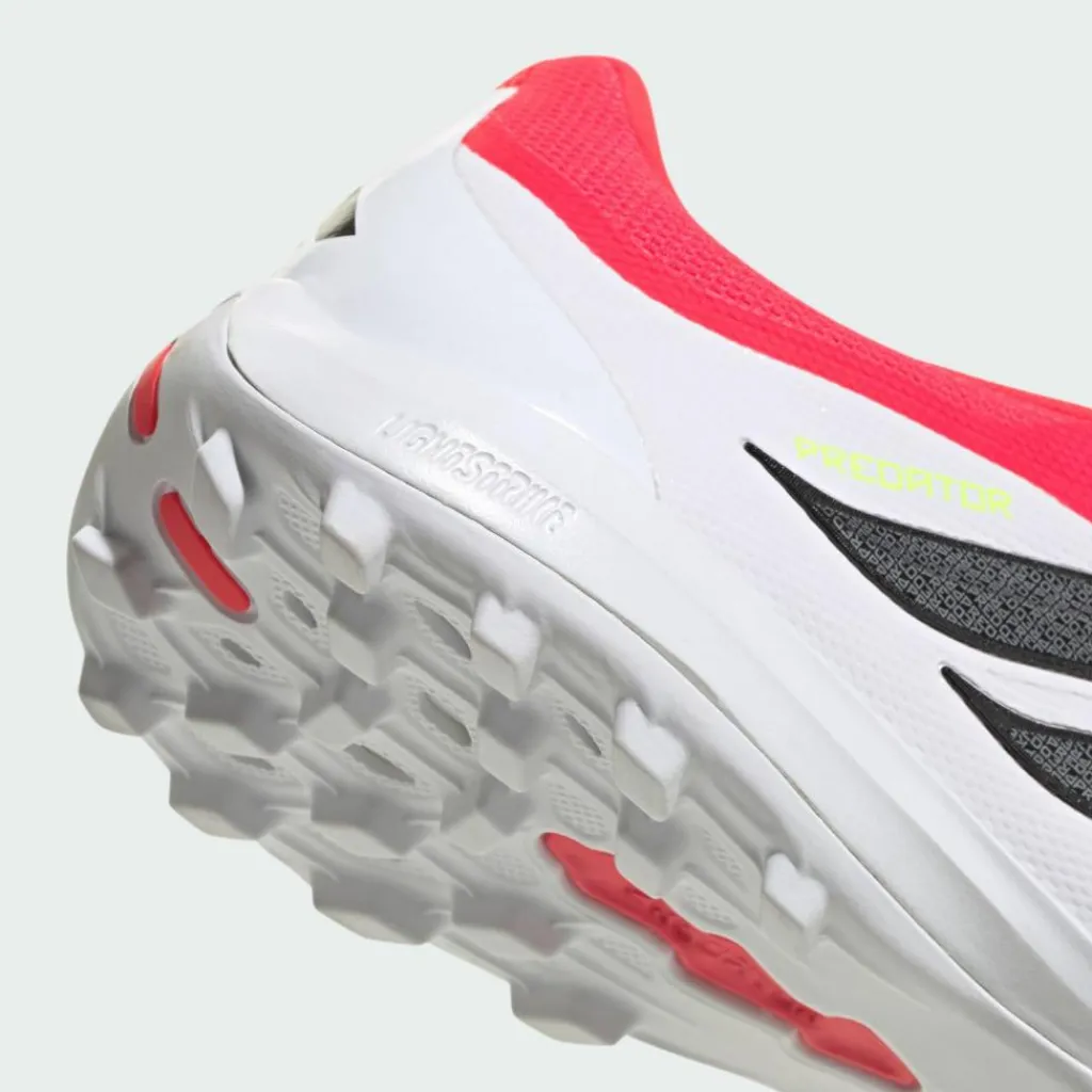 adidas Fußballschuhe|Fußballschuhe<· PREDATOR LEAGUE Fold-Over Tongue Turf Lucid Red / Core Black / Cloud White