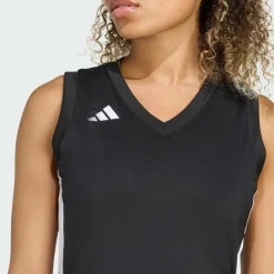 adidas Volleyball<· Quickset ärmelloses Volleyballtrikot Black