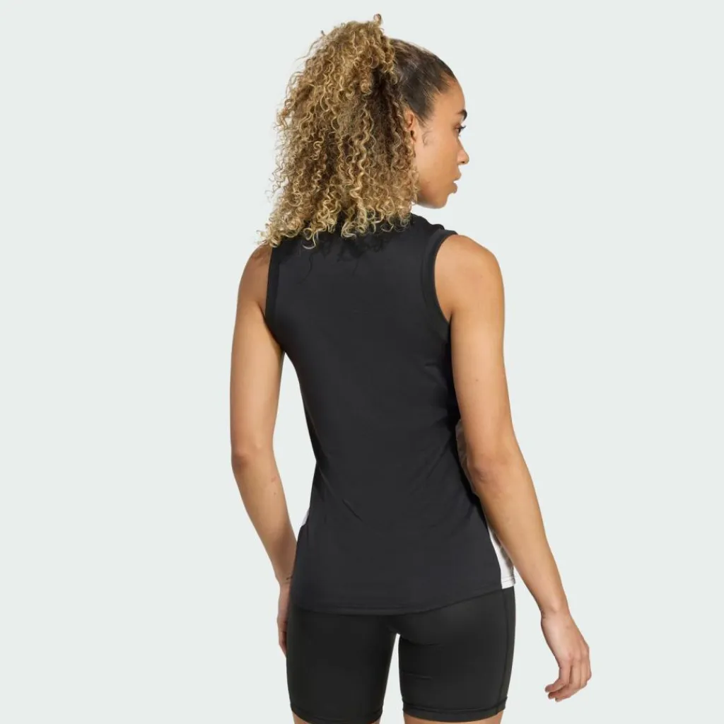 adidas Volleyball<· Quickset ärmelloses Volleyballtrikot Black