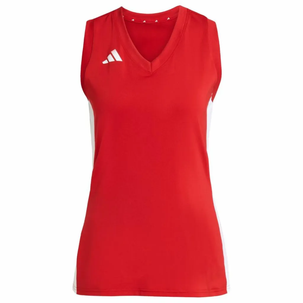 adidas Volleyball<· Quickset ärmelloses Volleyballtrikot Team Power Red 2
