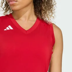 adidas Volleyball<· Quickset ärmelloses Volleyballtrikot Team Power Red 2