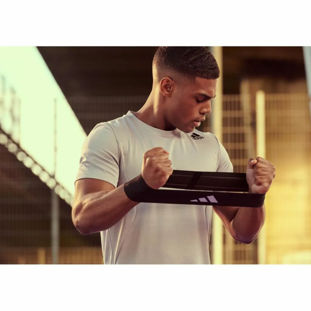 adidas Fitnessgeräte|Fitnessgeräte<· Resistance Band Set grey-stone-black