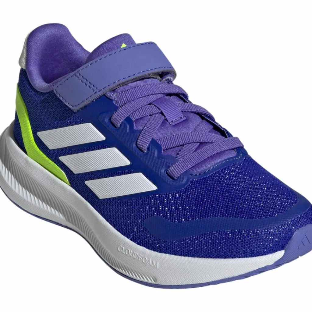 adidas Laufen|Laufschuhe<· RUNFALCON 5 EL C lucid blue-ftwr white-cobalt blue