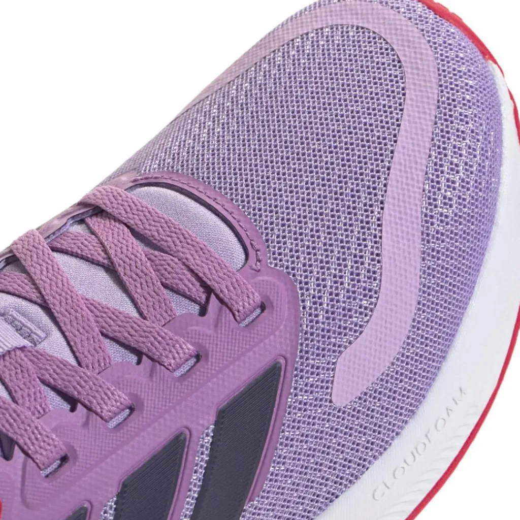 adidas Laufen|Laufschuhe<· Runfalcon 5 Jr powder plum-aurora plum-lucid red