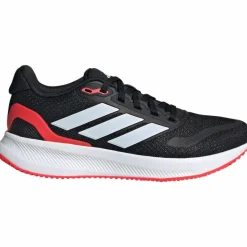 adidas Laufen|Laufschuhe<· Runfalcon 5 Jr core black-ftwr white-lucid red