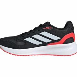 adidas Laufen|Laufschuhe<· Runfalcon 5 Jr core black-ftwr white-lucid red