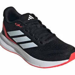adidas Laufen|Laufschuhe<· Runfalcon 5 Jr core black-ftwr white-lucid red