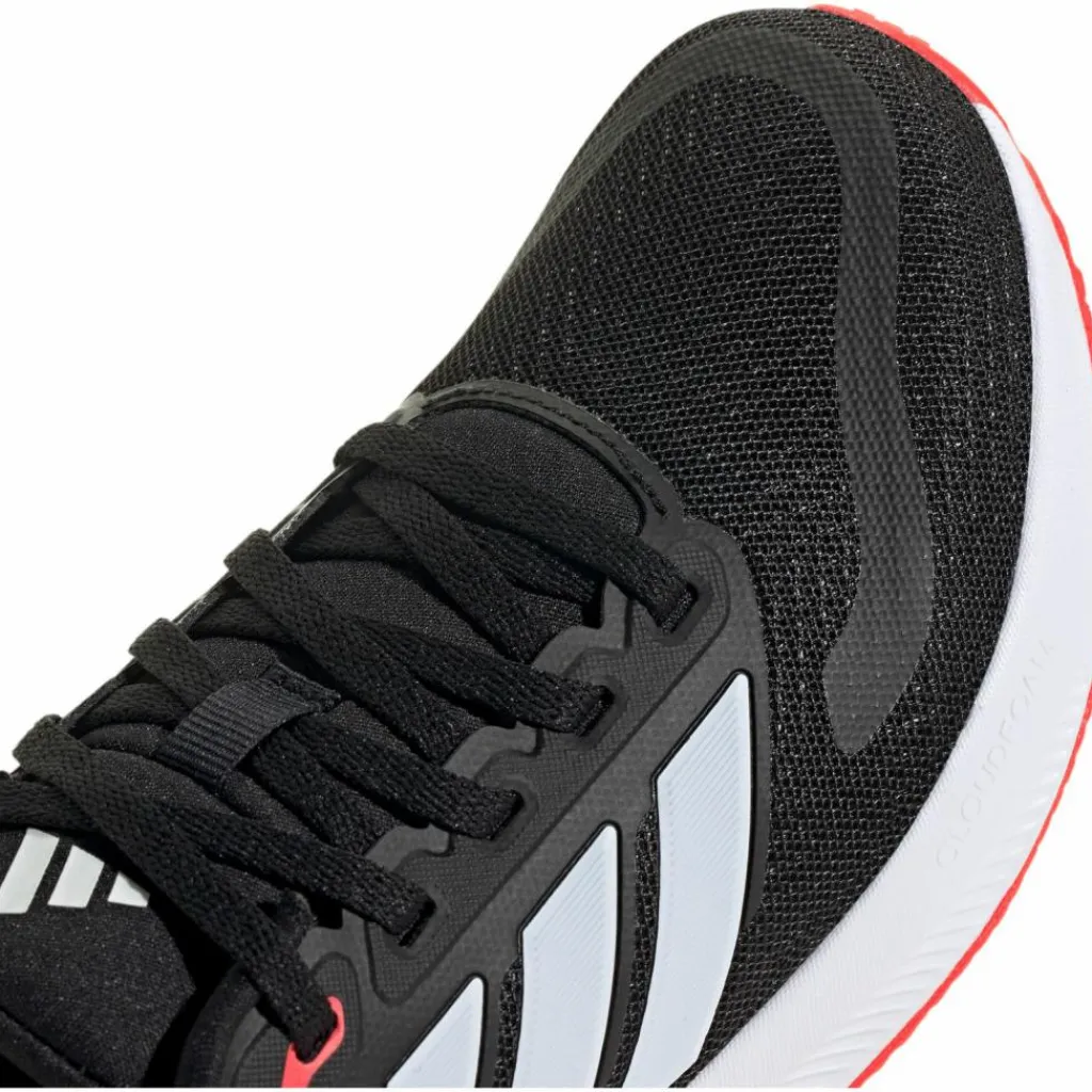 adidas Laufen|Laufschuhe<· Runfalcon 5 Jr core black-ftwr white-lucid red