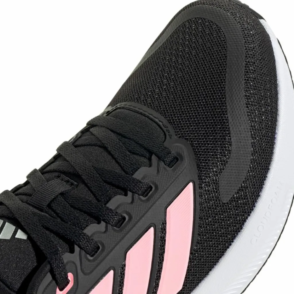 adidas Laufen|Laufschuhe<· Runfalcon 5 Jr core black-pink spark-silver met