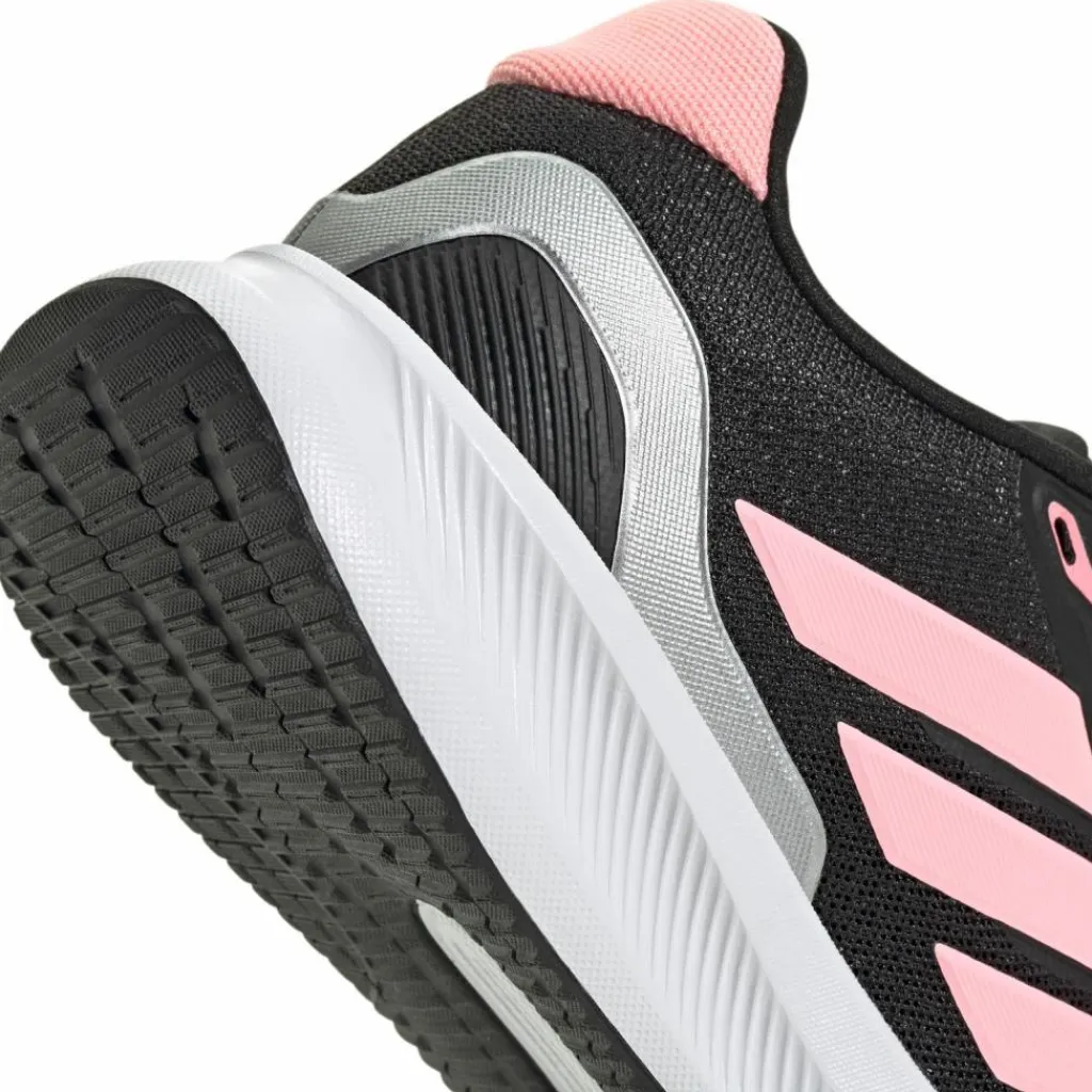 adidas Laufen|Laufschuhe<· Runfalcon 5 Jr core black-pink spark-silver met