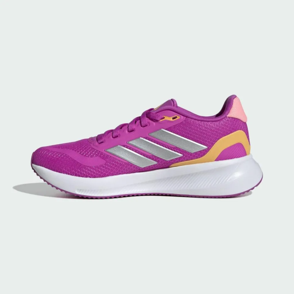 adidas Laufen|Laufschuhe<· Runfalcon 5 Schuh Purple Burst / Silver Metallic / Semi Spark