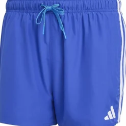 adidas Schwimmen<· 3S BLD SH 3IN semi lucid blue-white