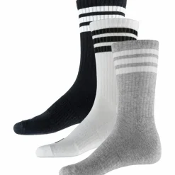 adidas Socken<· 3S ESS C CRW 3P mgreyh-white-black