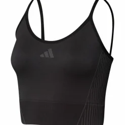 adidas Tops & Tanks<· SEAMLESS BRANDED black-grey six
