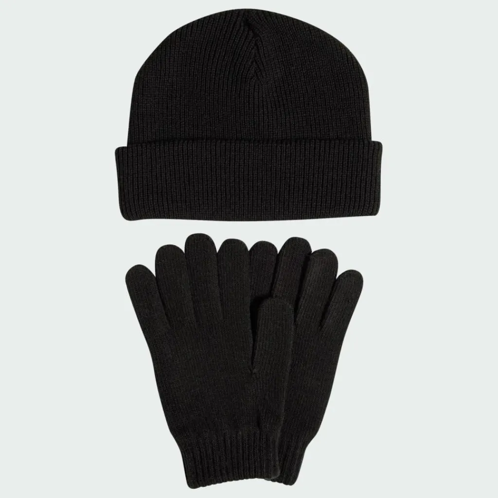 Hot · Set aus Handschuhen und Mütze Skateboarding
