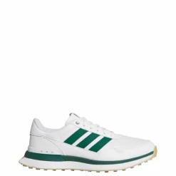 adidas Multifunktionsschuhe<· S2G 26 LEATHER SPIKELESS GOLFSCHUH Cloud White / Collegiate Green / Gum