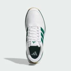 adidas Multifunktionsschuhe<· S2G 26 LEATHER SPIKELESS GOLFSCHUH Cloud White / Collegiate Green / Gum
