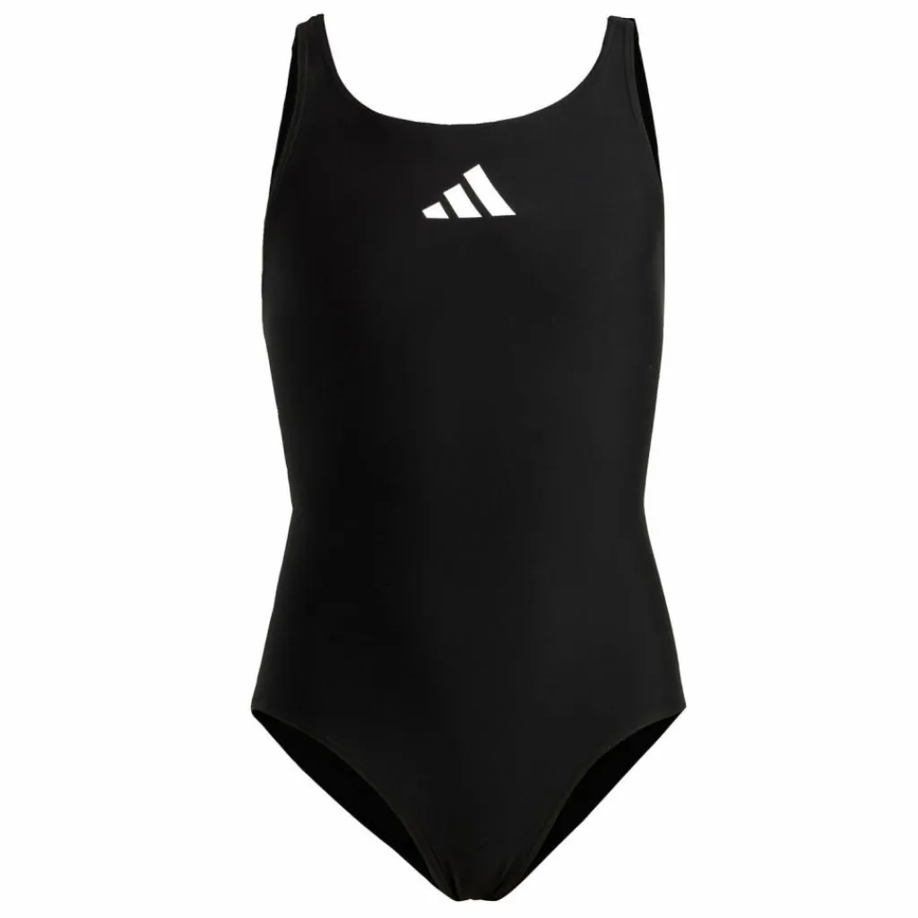 adidas Schwimmen<· Solid Small Logo Badeanzug Black / White