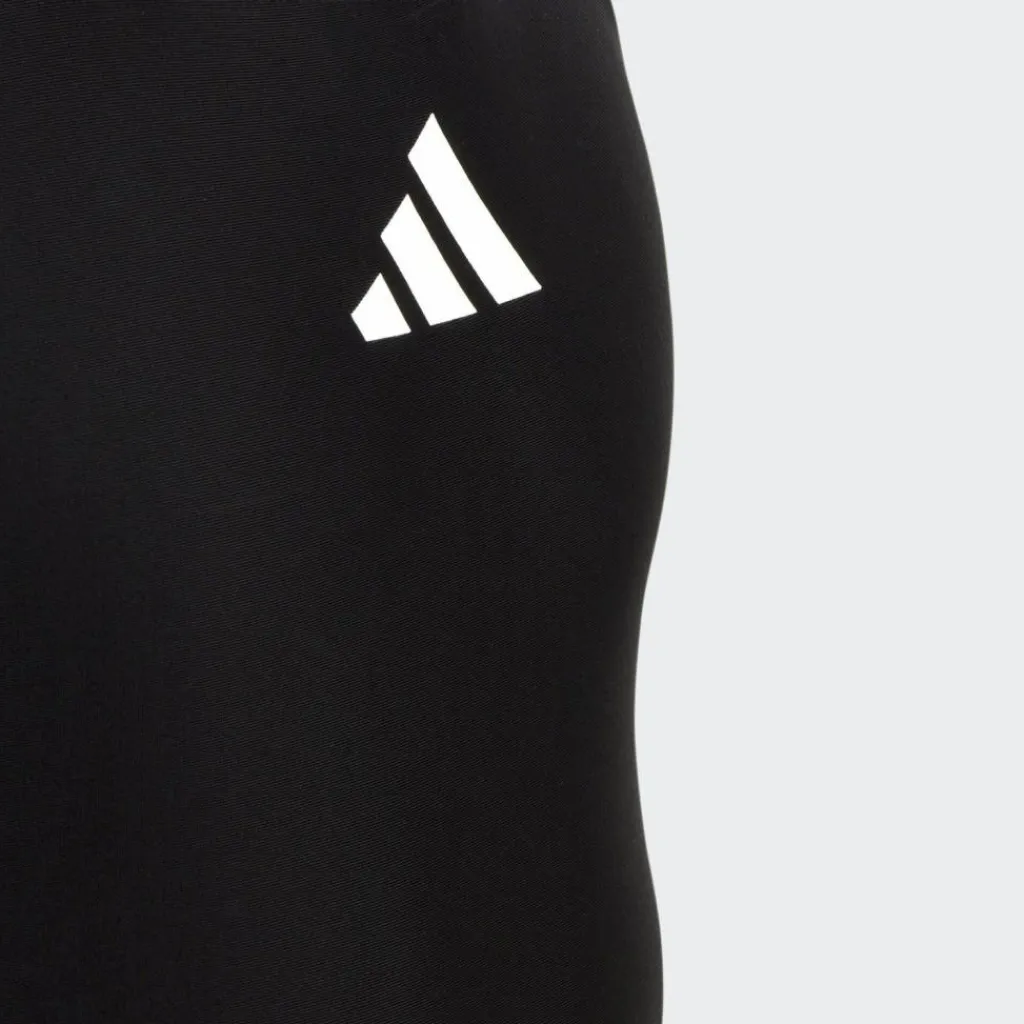 adidas Schwimmen<· Solid Small Logo Badeanzug Black / White