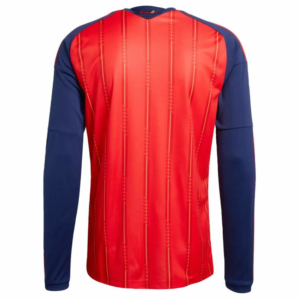 adidas Trikots<· Spanien 26 langärmliges Heimtrikot Vivid Red