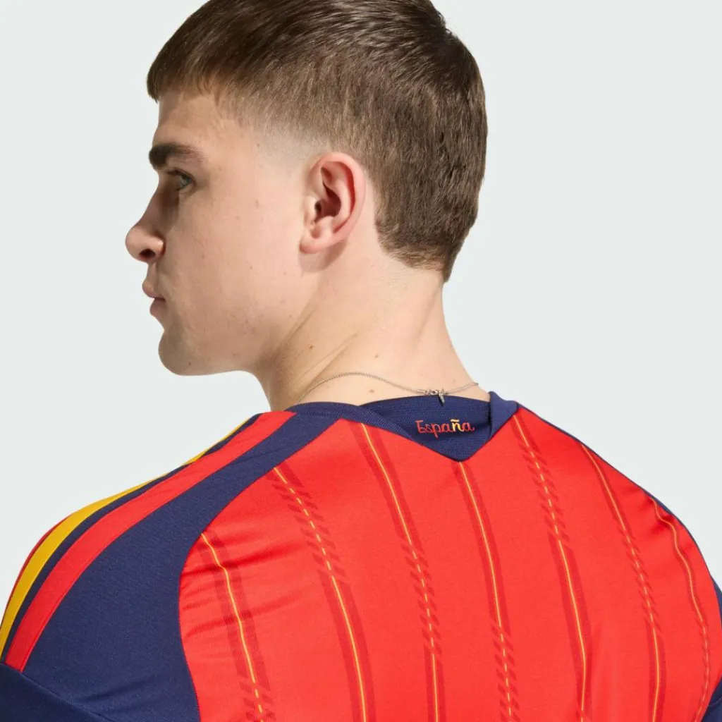 adidas Trikots<· Spanien 26 langärmliges Heimtrikot Vivid Red