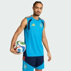 adidas Tops & Tanks<· Spanien 26 Tiro ärmelloses Trikot Bold Aqua