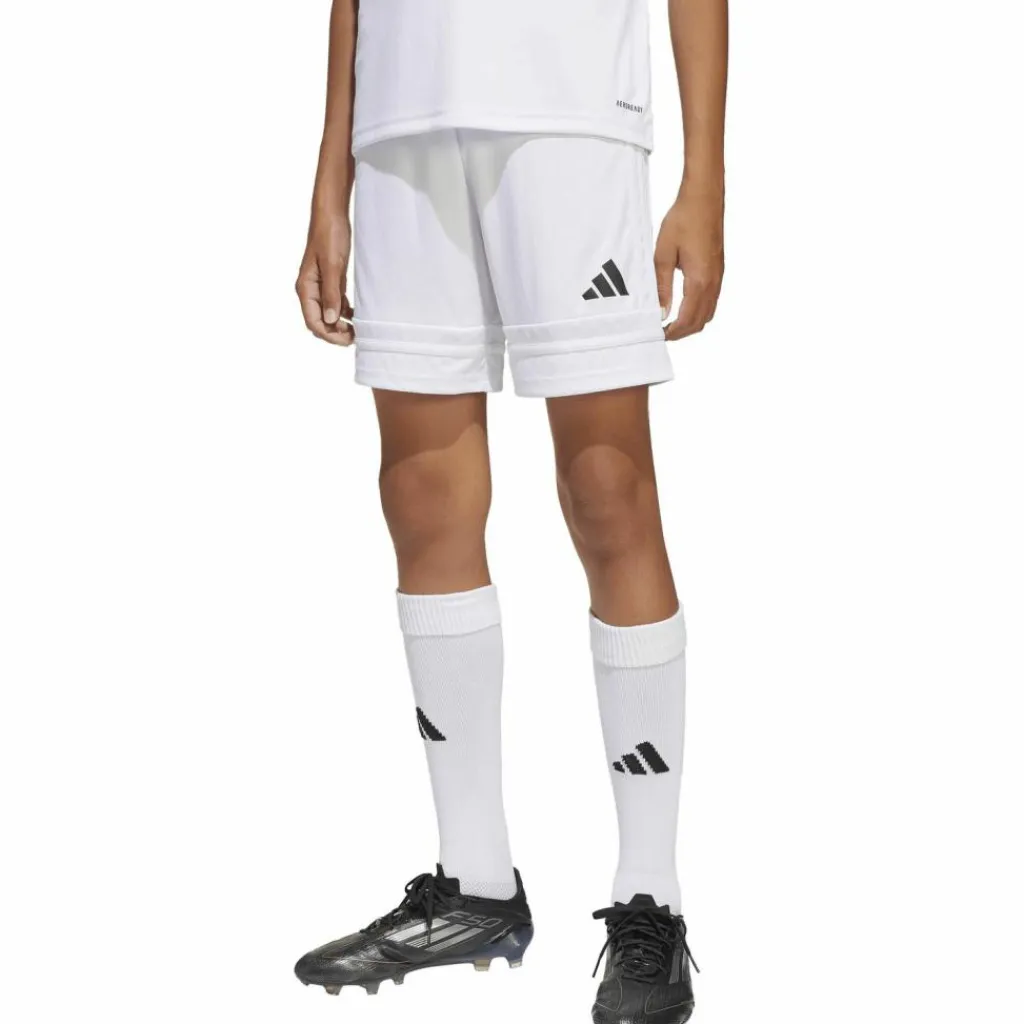 adidas Fußball|Hosen<· SQUA25 SHO Y white-white-black