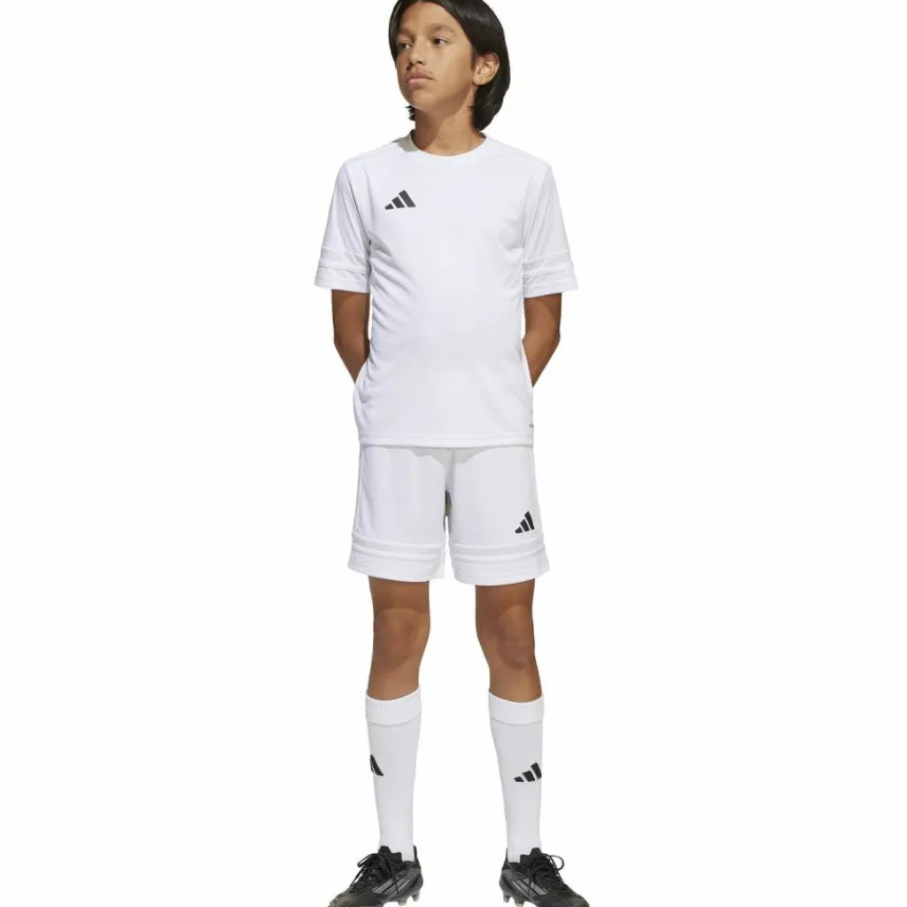 adidas Fußball|Hosen<· SQUA25 SHO Y white-white-black