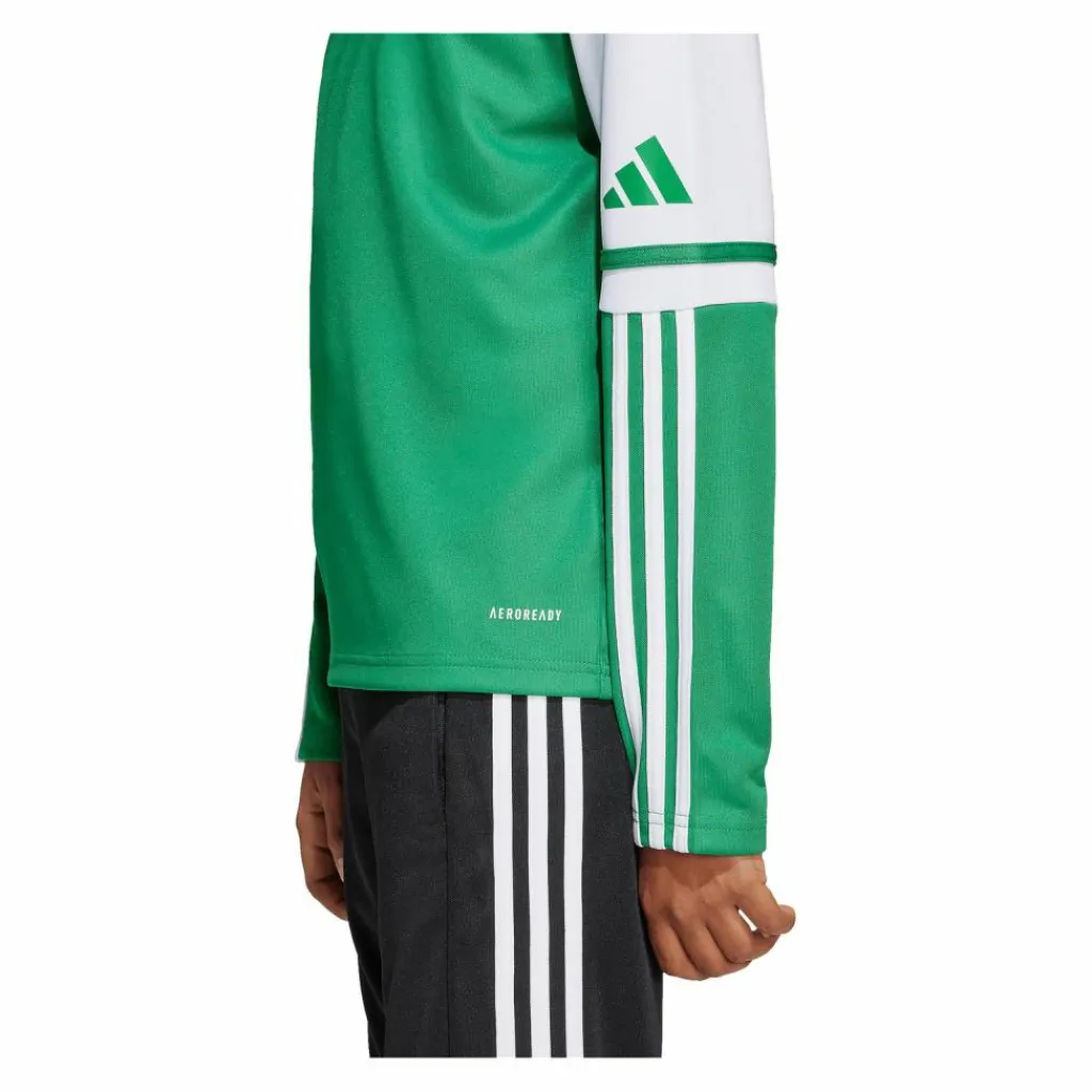 adidas Fußball|Pullover & Sweats<· Squadra 25 HalfZip Sweatshirt Kids gruenweiss