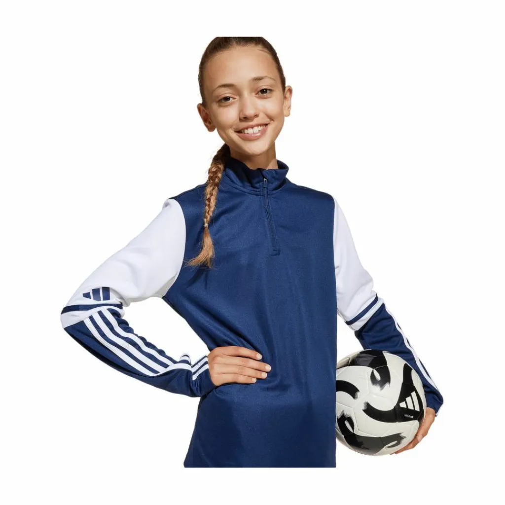 adidas Pullover & Sweats<· Squadra 25 HalfZip Sweatshirt Kids blauweiss