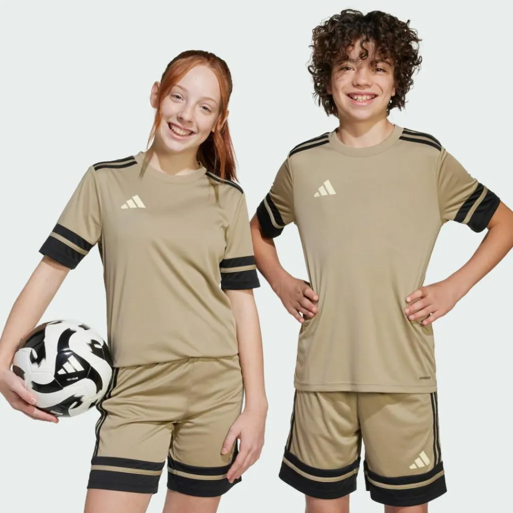 adidas Trikots<· Squadra 25 Kids Trikot Blanch Cargo / Black / Warm Vanilla