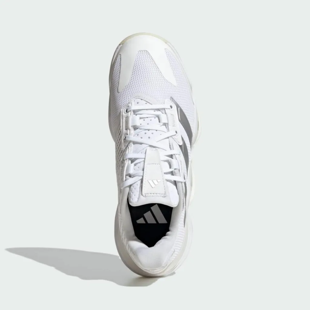 adidas Hallenschuhe<· Stabil 16 Indoor Schuh Cloud White / Silver Metallic / Grey One