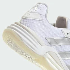 adidas Hallenschuhe<· Stabil 16 Indoor Schuh Cloud White / Silver Metallic / Grey One