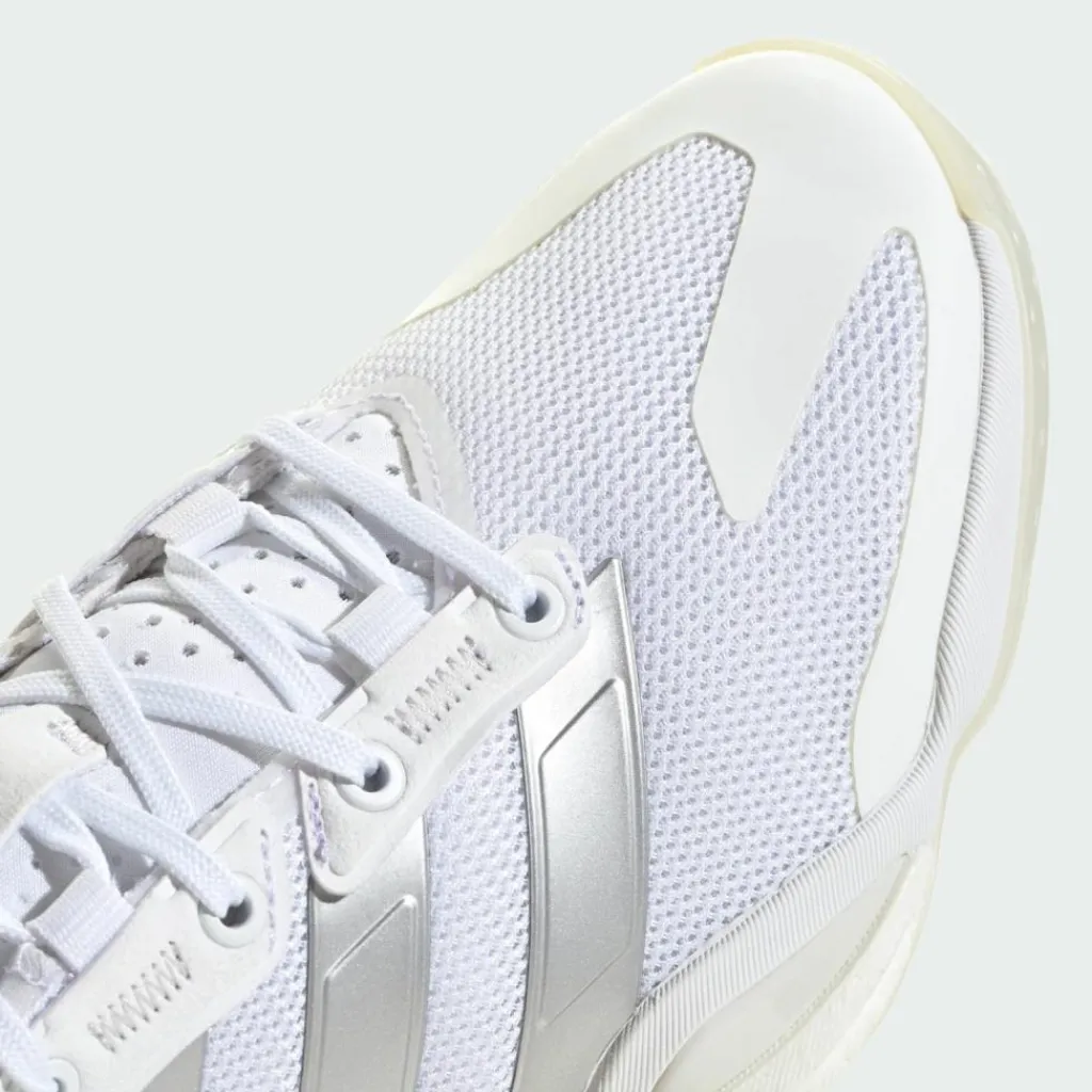 adidas Hallenschuhe<· Stabil 16 Indoor Schuh Cloud White / Silver Metallic / Grey One