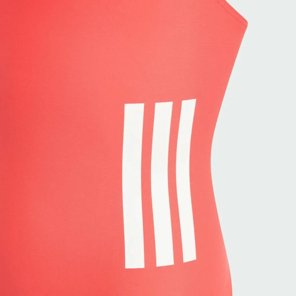 adidas Schwimmen<· 3-Streifen C-Back Kids Badeanzug Semi Lucid Red / White