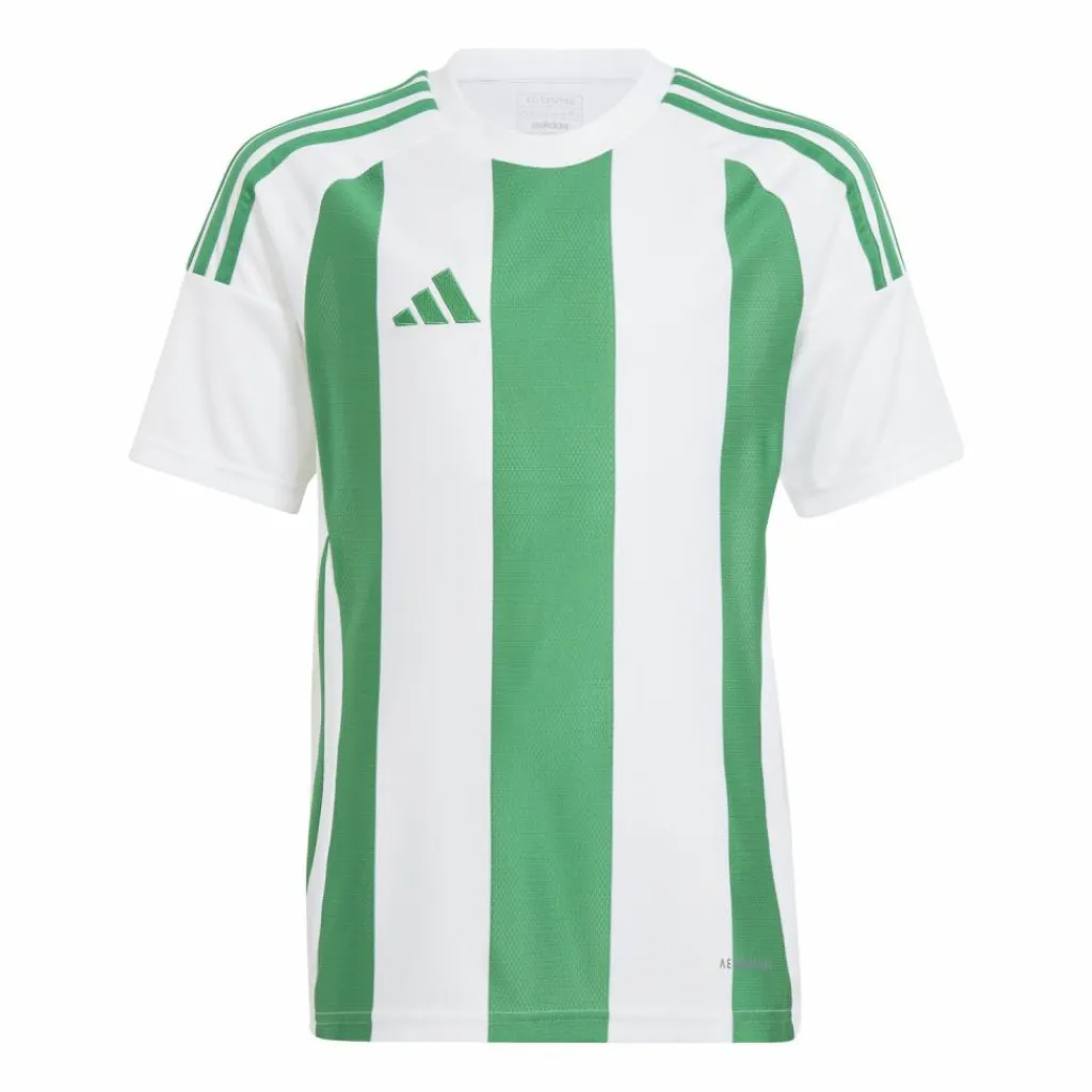 adidas Trikots<· Striped 24 Trikot Kids weissgruen