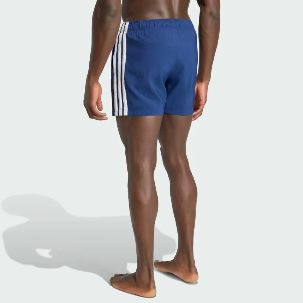 adidas Schwimmen<· 3-Stripes5-InchBadeshorts Dark Blue / Pure Ruby