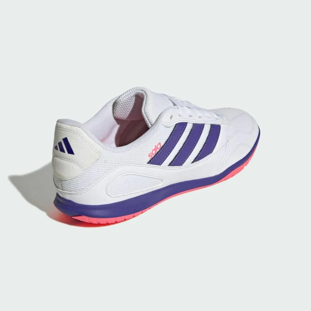 adidas Hallenschuhe|Hallenschuhe<· SUPER SALA COMPETITION III Cloud White / Pure Purple / Solar Turbo