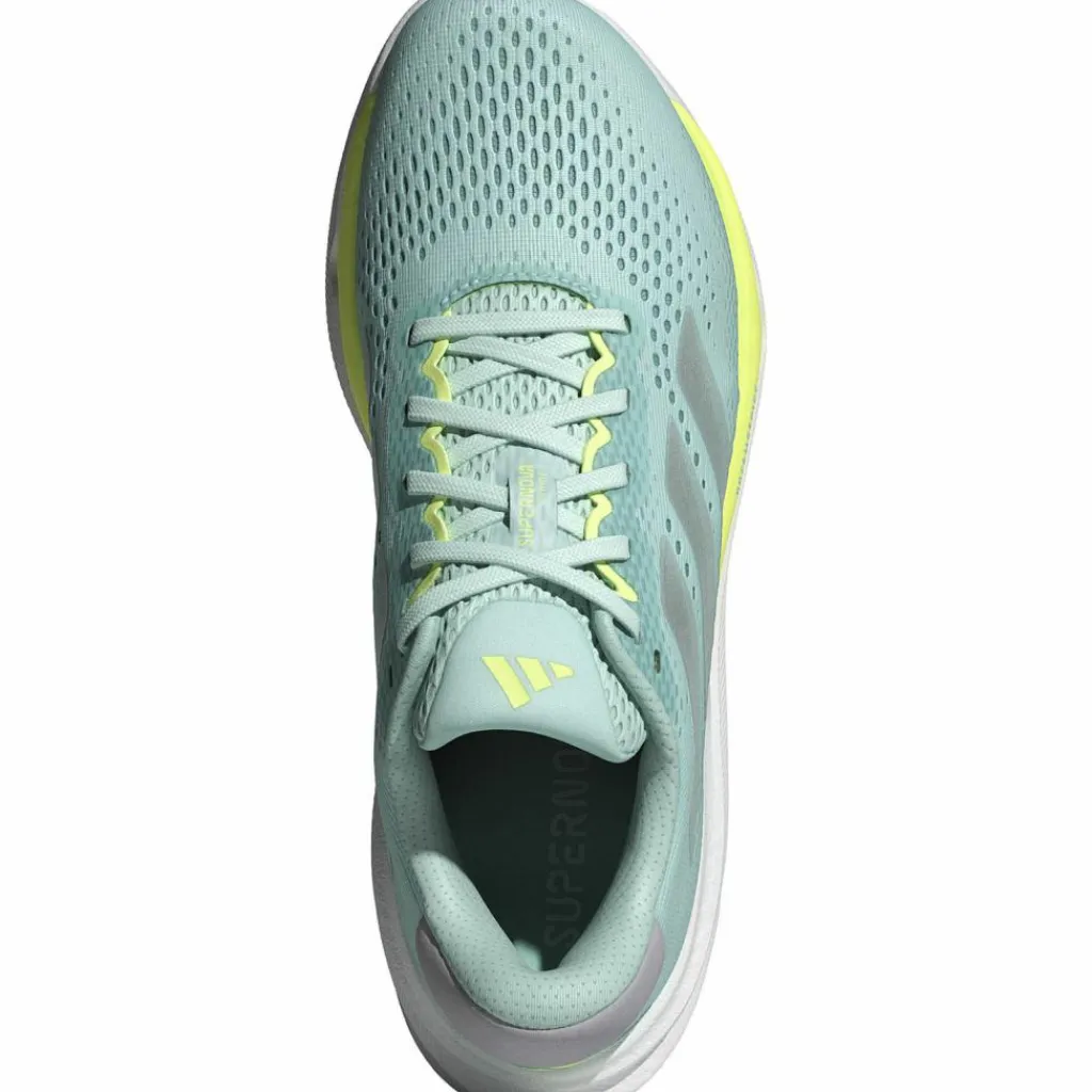 adidas Laufen|Laufen<· SUPERNOVA STRIDE 2 semi flash aqua-matte silver-ftwr white