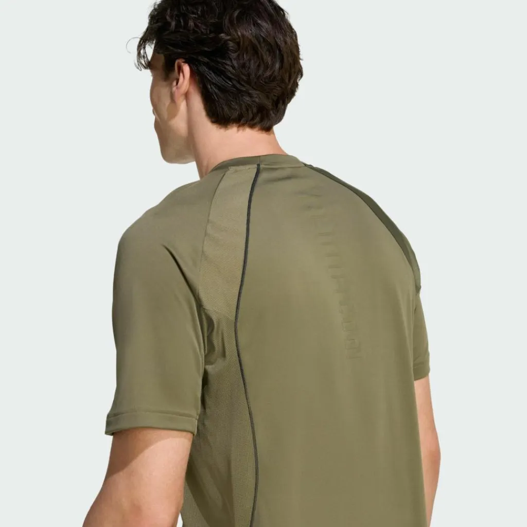 adidas Shirts<· Tech Apparel CLIMACOOL T-Shirt Olive Strata