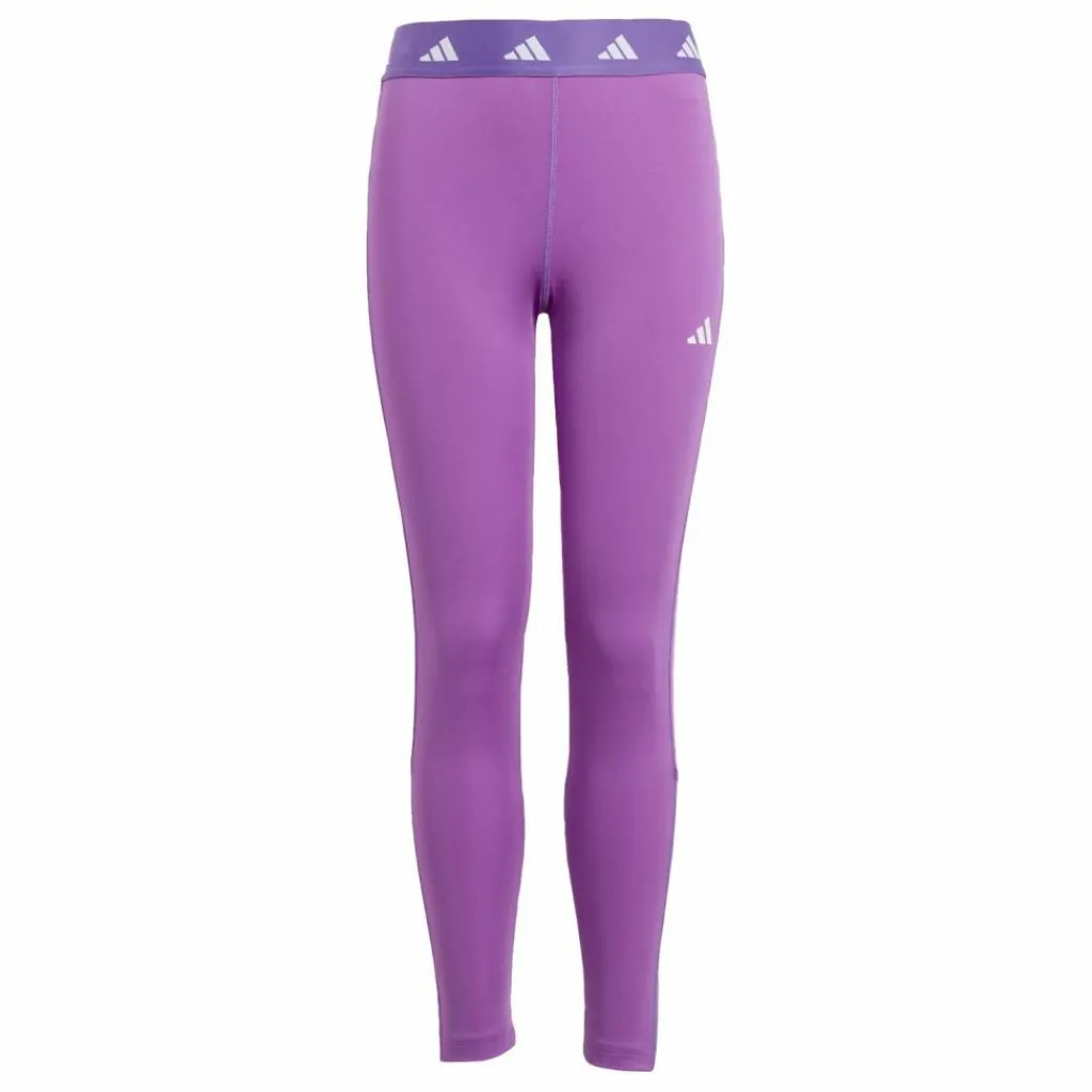 adidas Hosen<· TECHFIT Kids 7/8-Leggings Active Purple / White