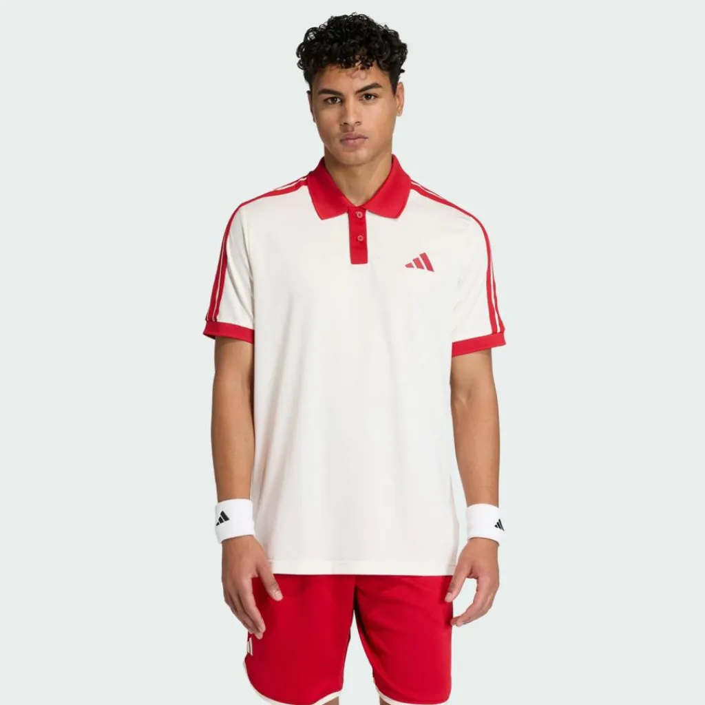 adidas Tennis|Tennis<· TENNIS CLASSICS POLOSHIRT Chalk White