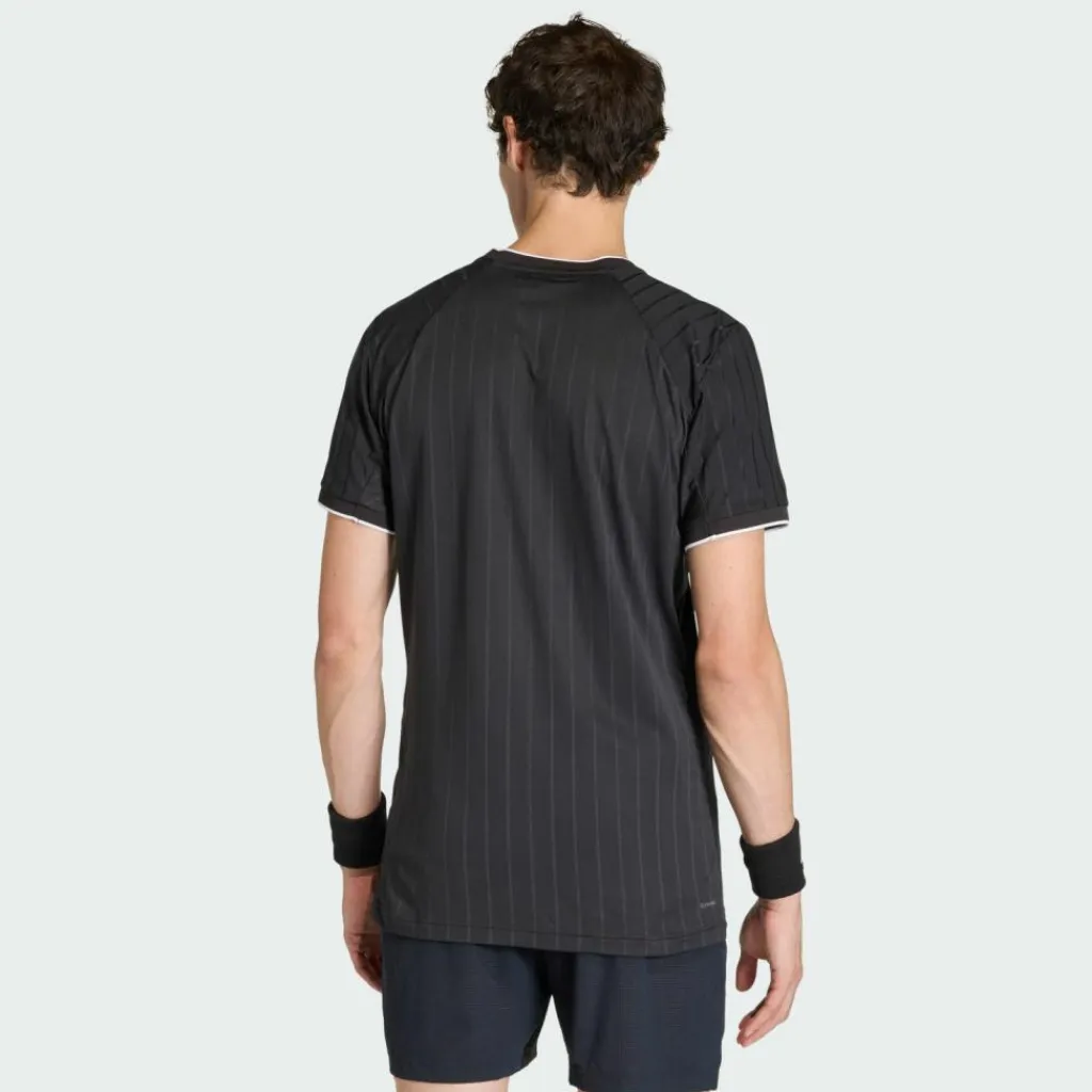 adidas Tennis|Tennis<· TENNIS CLIMACOOL FREELIFT T-SHIRT PRO Black
