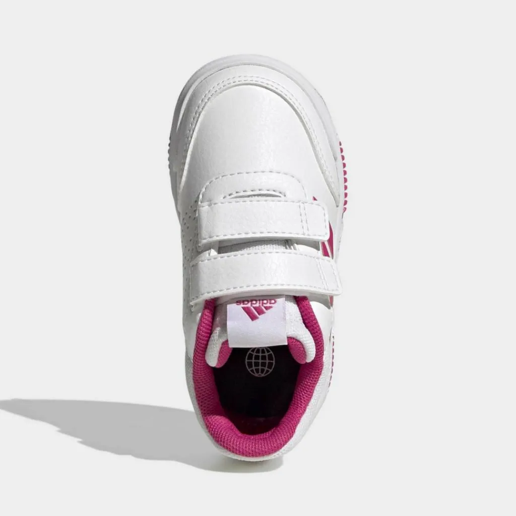 adidas Sneaker<· Tensaur Hook and Loop Schuh Cloud White / Team Real Magenta / Core Black
